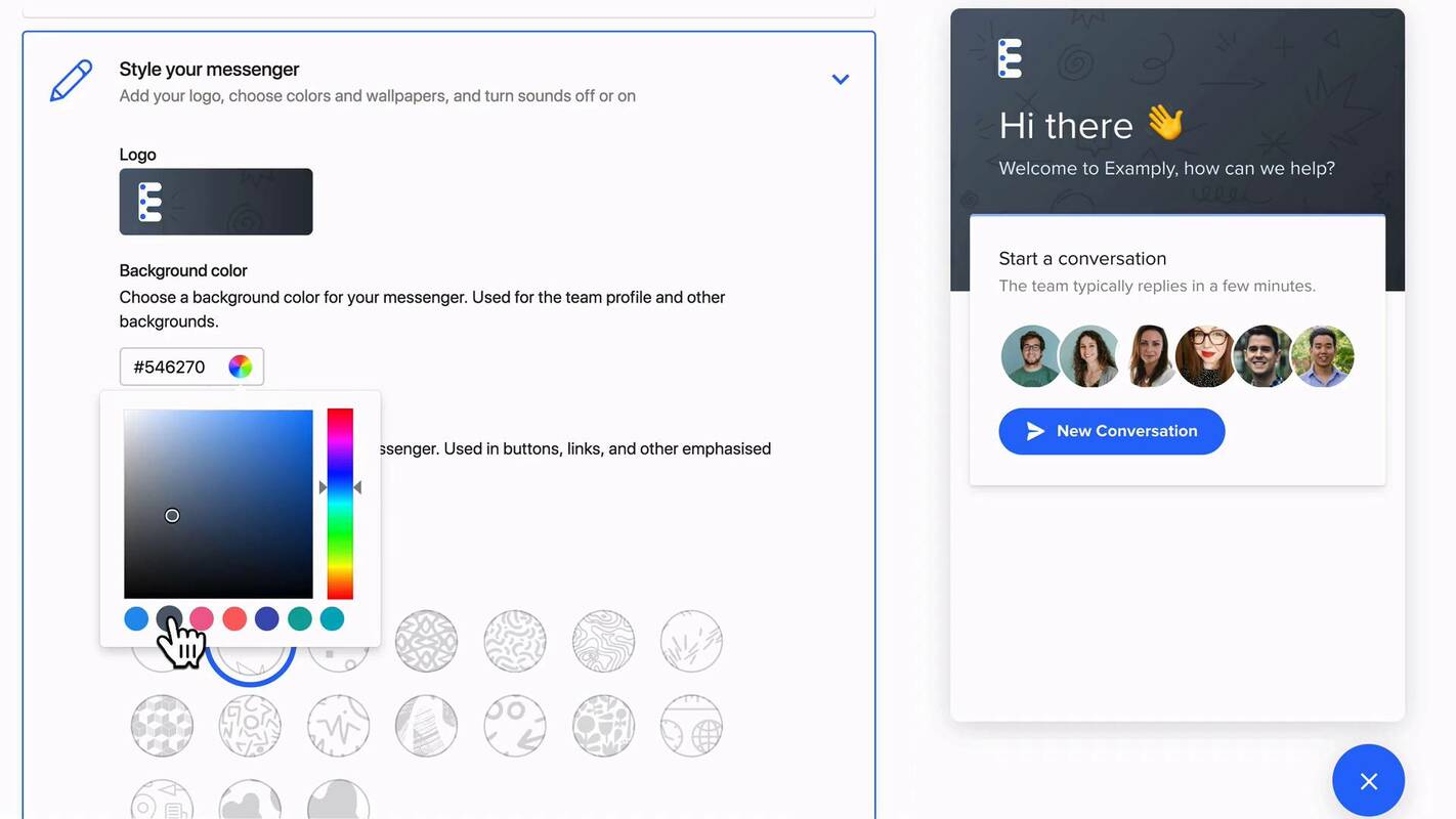 Customize your Messenger | Intercom Demos
