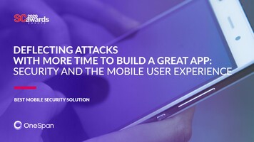 Video | Why OneSpan Mobile Security Suite Won Best Solution in 2020