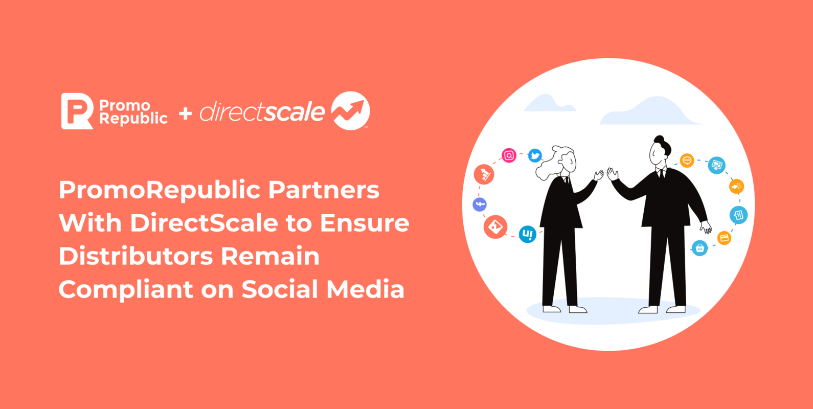 PromoRepublic Partners With DirectScale to Ensure Distributors Remain Compliant on Social Media - PromoRepublic