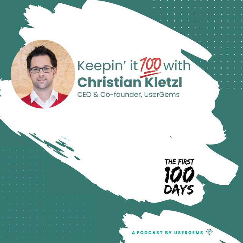 Keepin' it 100 with Christian Kletzl, UserGems