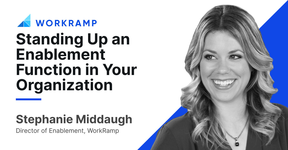 Setting Up an Enablement Function the Right Way