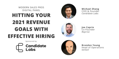 Hitting your 2021 Revenue Goals with Effective Hiring