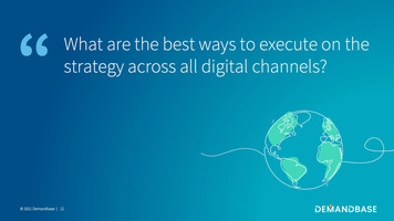 DB on DB: Digital Channel Execution
