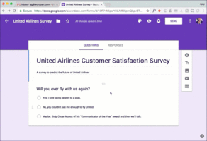 Use Google Forms and GMass to send surveys and follow-up emails that MAXIMIZE responses