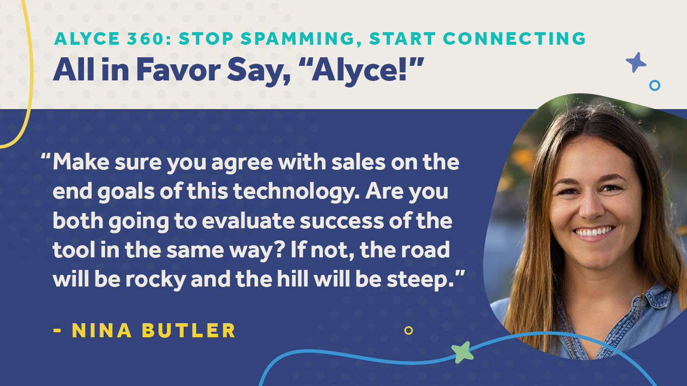 All in Favor Say, "Alyce!"