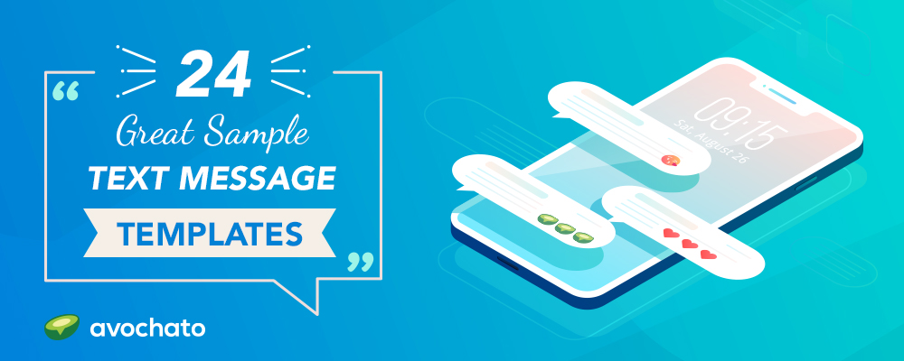 24 Great Sample Text Message Templates to Customers That WORK