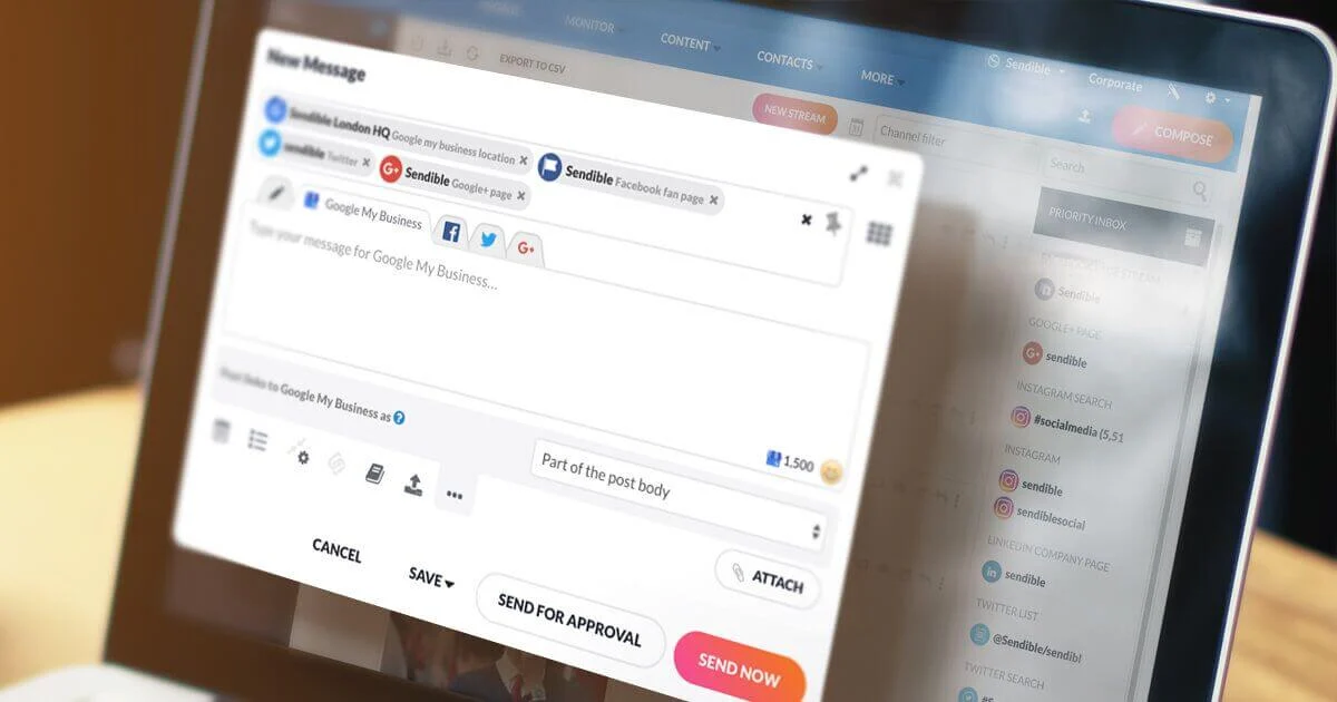 How to Schedule Google My Business Posts With Sendible & Content Tips