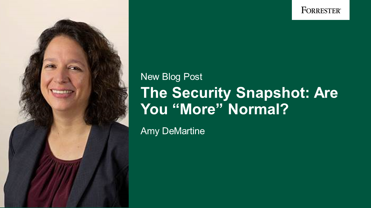 The Security Snapshot: Are You "More" Normal?