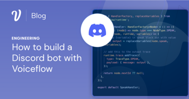 How To Build A Discord Bot With Voiceflow