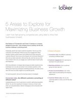 5 Areas to Explore for Maximizing Business Growth