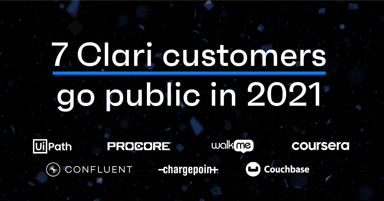 Seven Clari Customers Achieve IPO in 2021-So Far