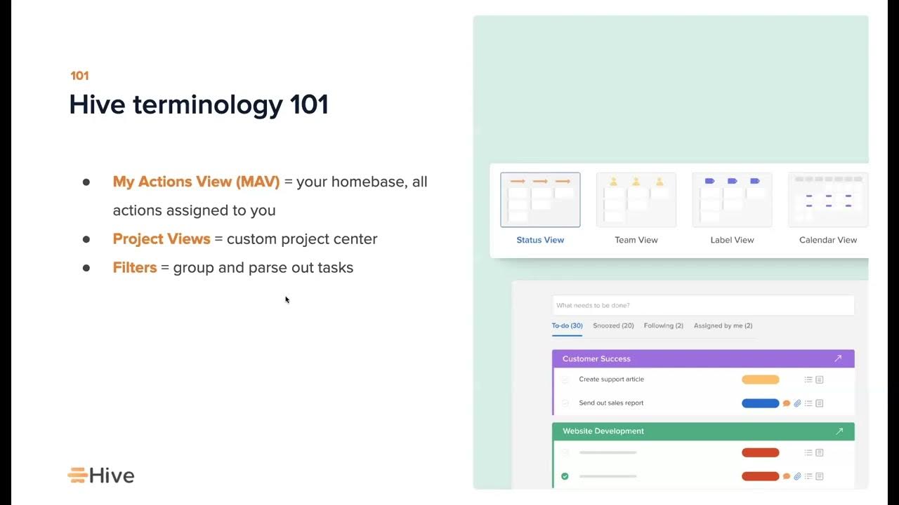 Workspace Setup 101 | Hive Webinar