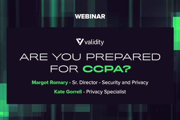 Are You Ready for CCPA?