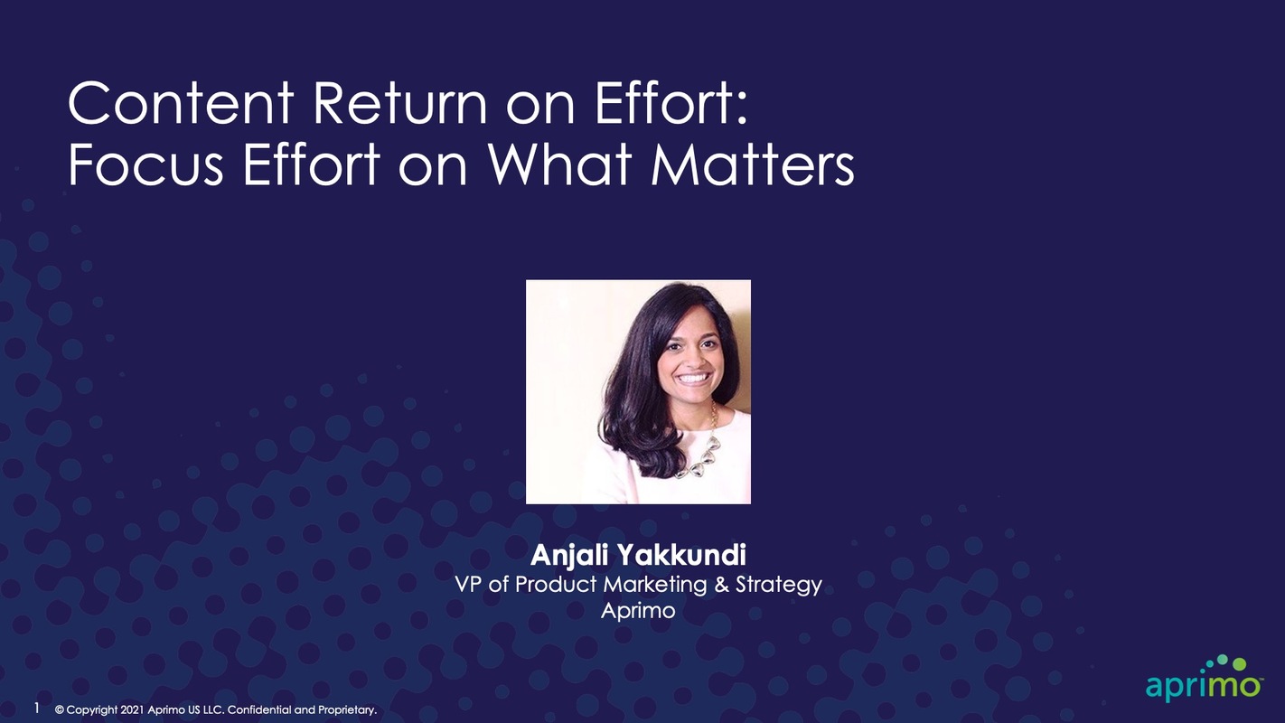 Content Return on Effort