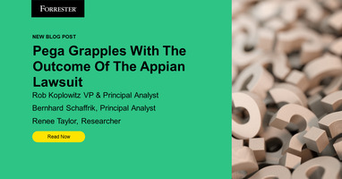 Pega Grapples With The Outcome Of The Appian Lawsuit