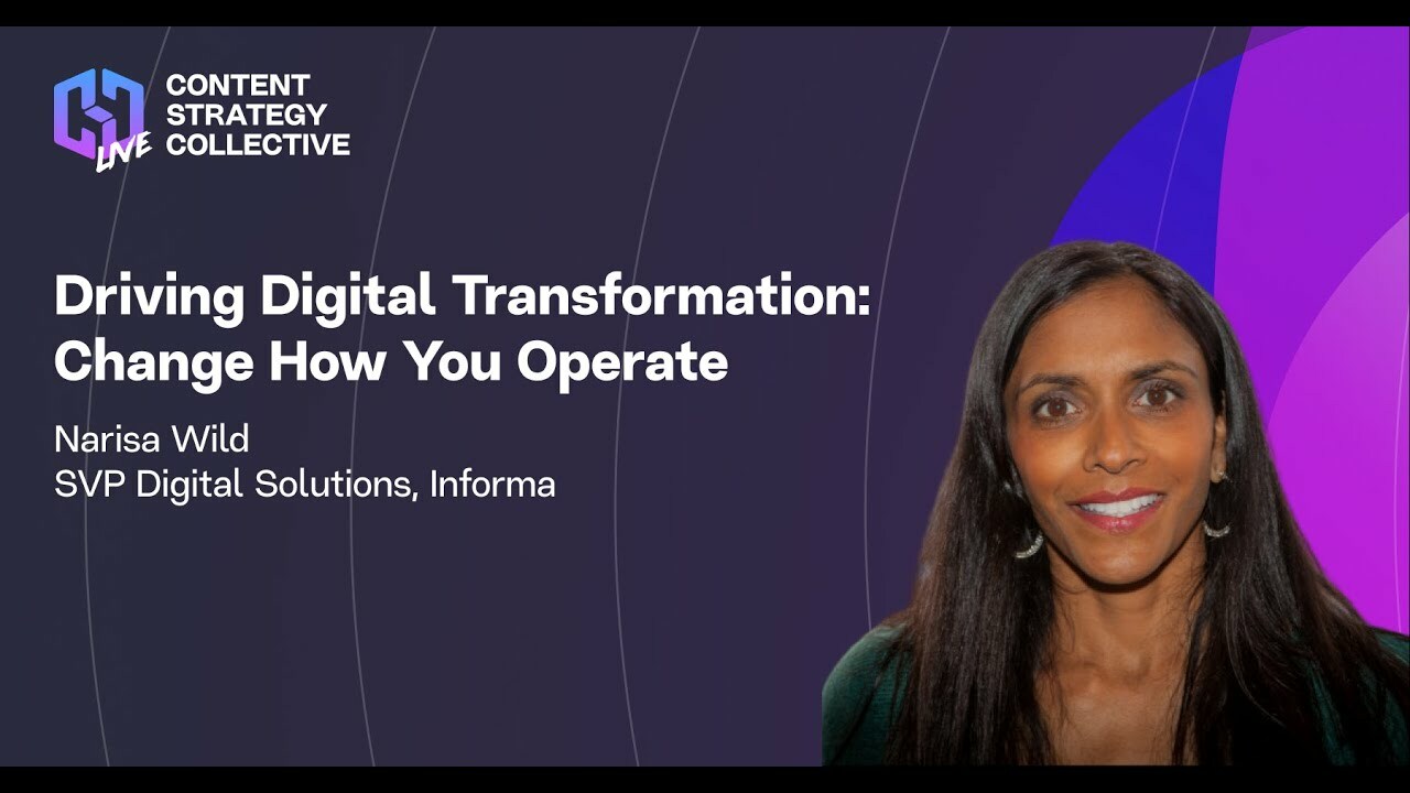 Narisa Wild - Driving Digital Transformation: Change How You Operate at  CSC Live 2022