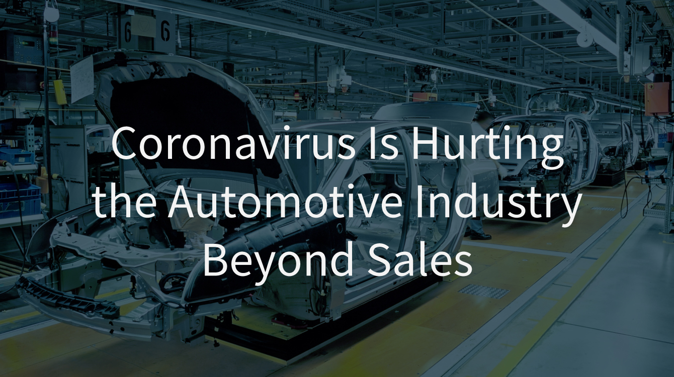 Coronavirus Is Hurting the Automotive Industry Beyond Sales