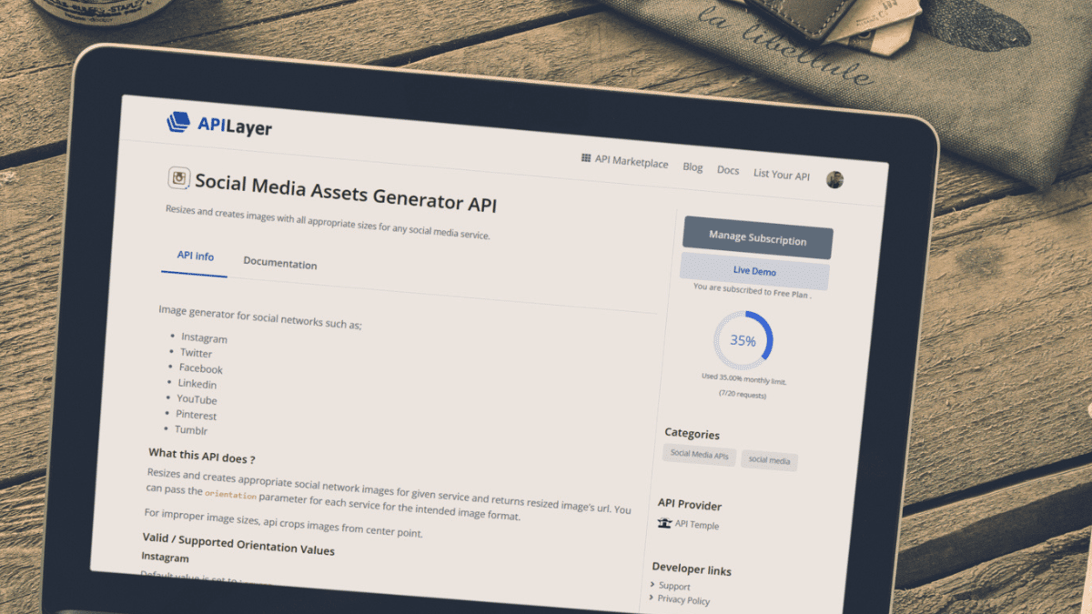 Easily Resize And Create Image Assets For Social Media With An API