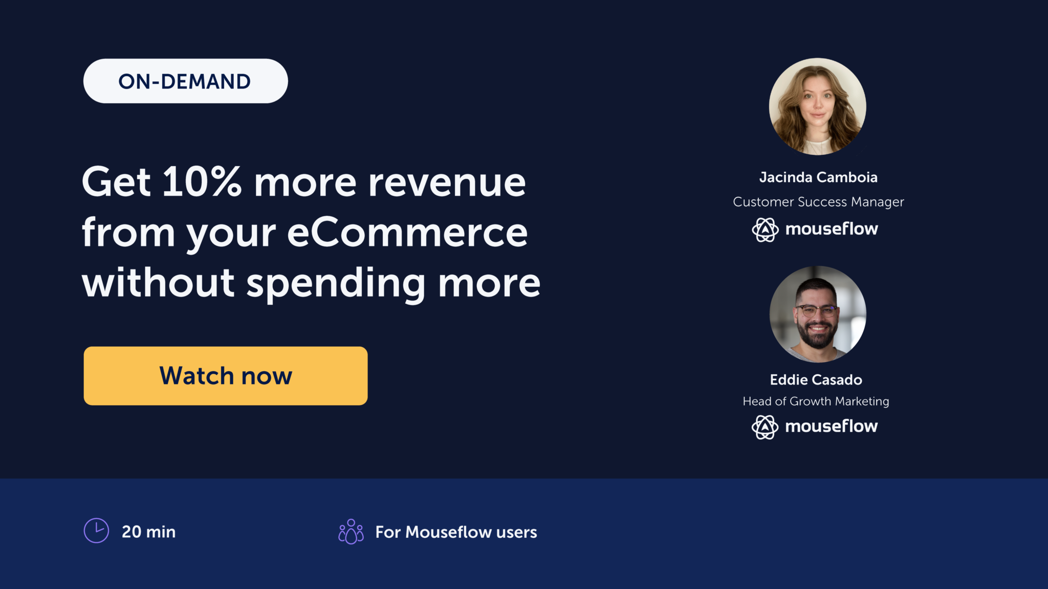 Get 10% more revenue from your eCommerce without spending more