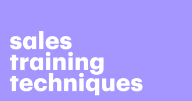 10 Sales Training Techniques Every Manager Should Know