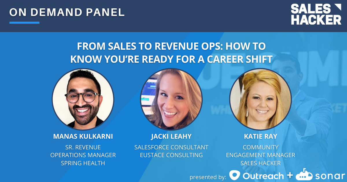 From Sales to Revenue Ops: How to Know You're Ready for a Career Shift