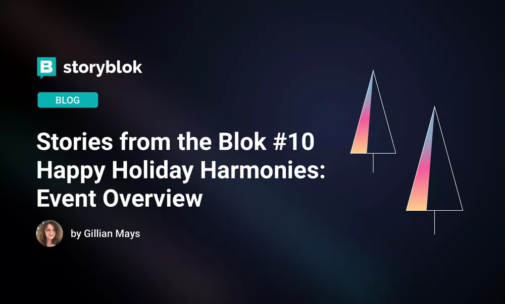 Stories from the Blok #10 Happy Holiday Harmonies: Event Overview