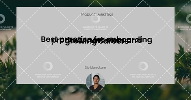 Onboarding product marketers and growing careers best practice