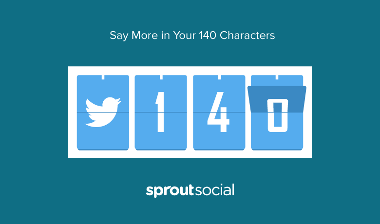 Say More With Your 140: Twitter's Character Count Changes Live in Sprout