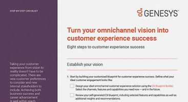 Turn your omnichannel vision into customer experience success