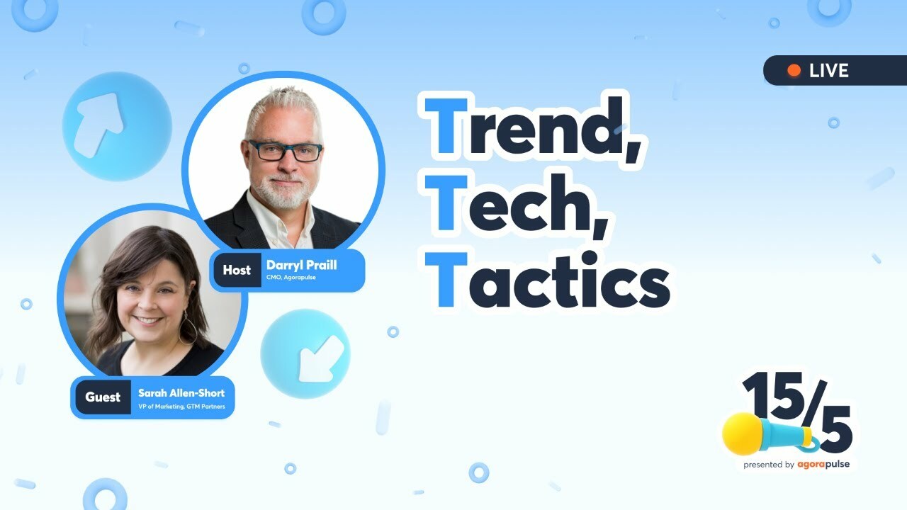 15/5: One Tech, One Trend, One Tactic with Sarah Allen-Short