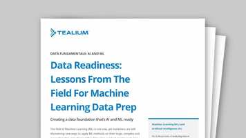 Data Readiness: Lessons From The Field For Machine Learning Data Prep