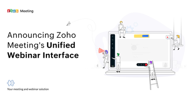 Introducing Zoho Meeting's Interactive Webinar User Interface!