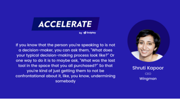 Shruti Kapoor | Accelerate 2021 speech