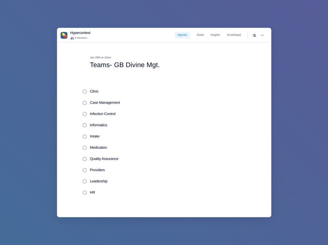 Teams- GB Divine Mgt. Template