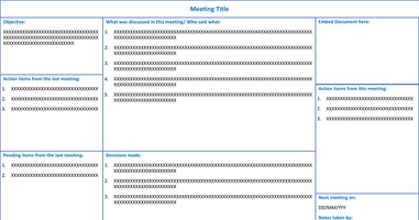 Productivity Template