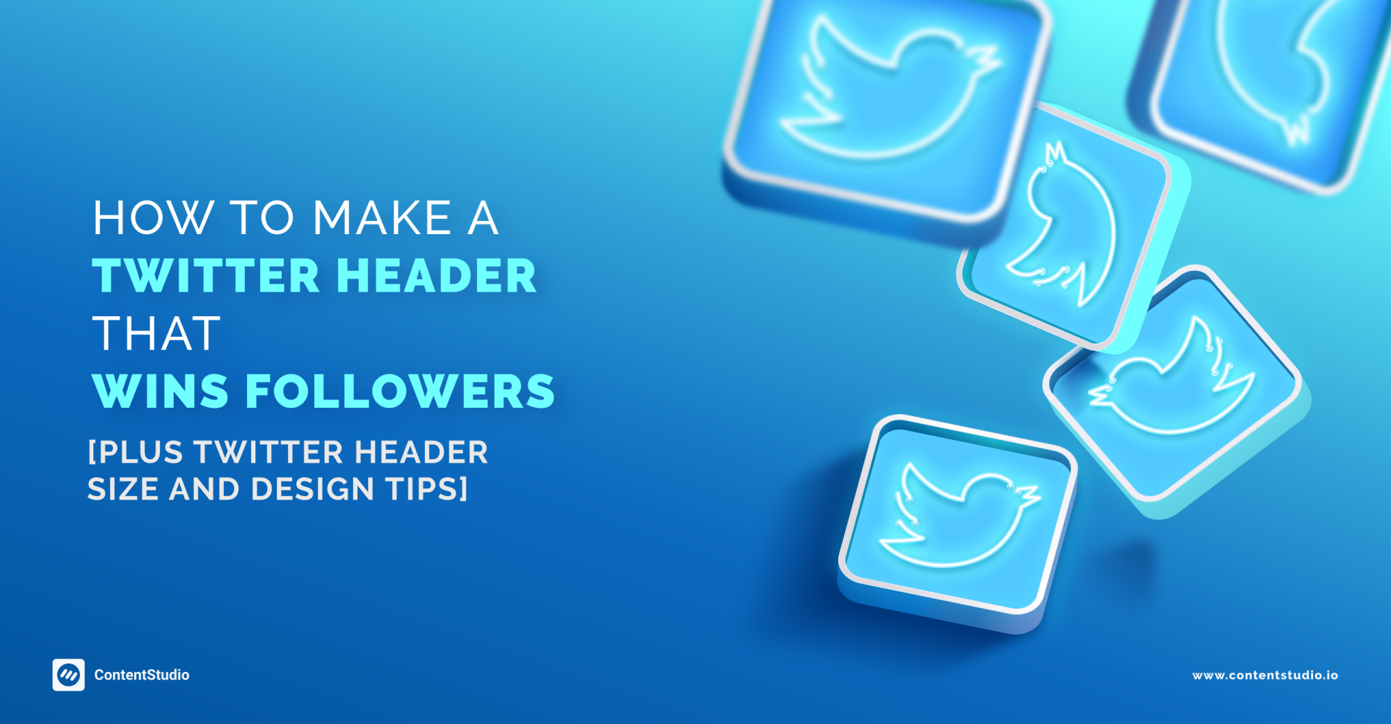 How to design an awesome Twiiter Header - ContentStudio
