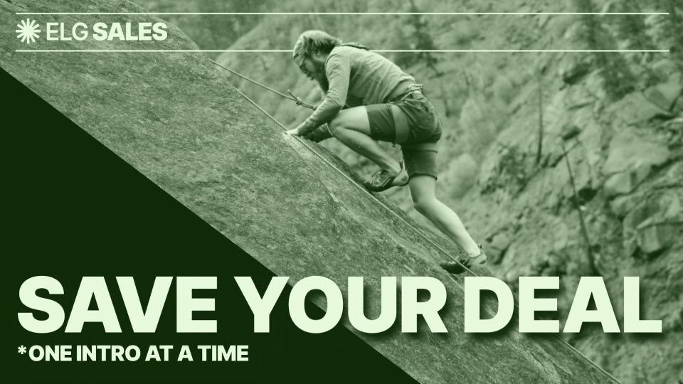 Let's save your deal, one intro at a time