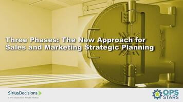 Three Phases: The New Approach for Sales and Marketing Planning