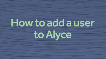 How to Add a New User to Alyce