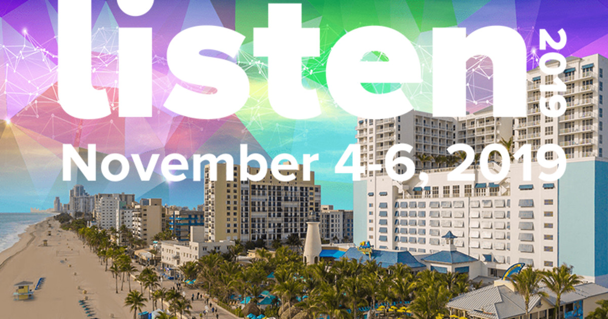 Can't-Miss LISTEN 2019 Workshops, Sessions & Activities