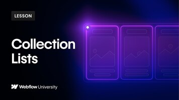 Create & style Collection Lists - Webflow tutorial