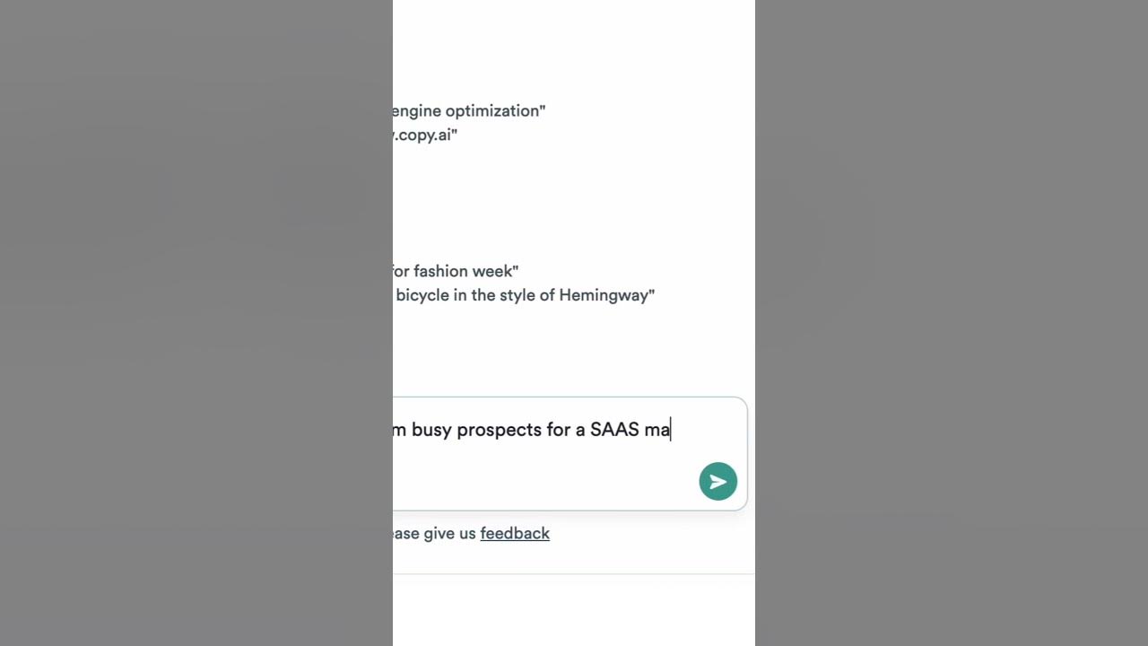 Save Your Most Used Prompts with Copy.ai
