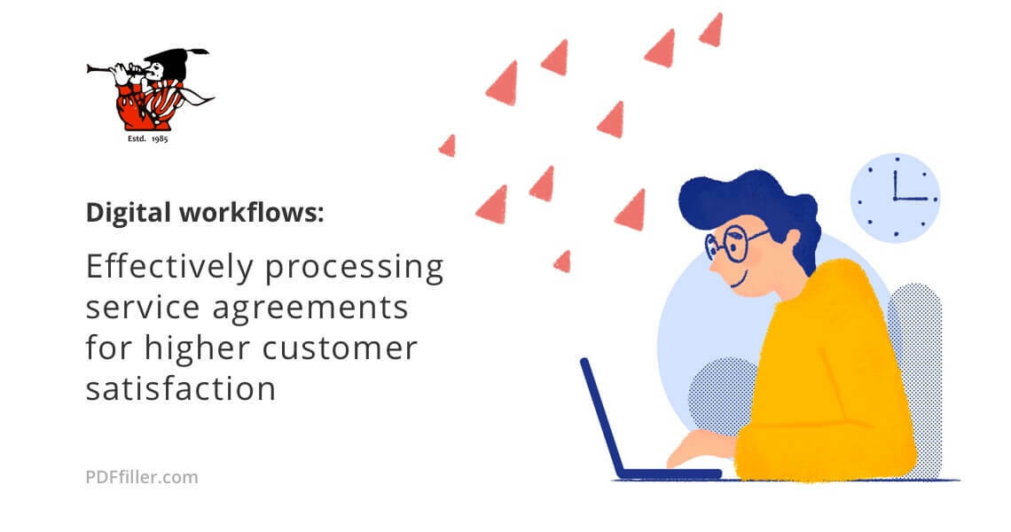 Effectively processing service agreements for higher customer satisfaction