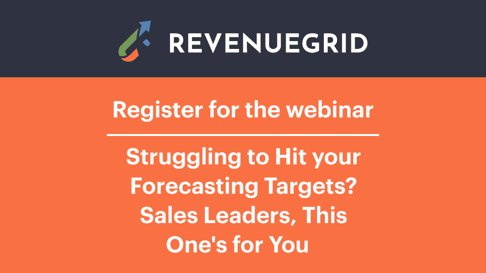 Struggling to hit your forecasting targets? Sales Leaders, this one's for you