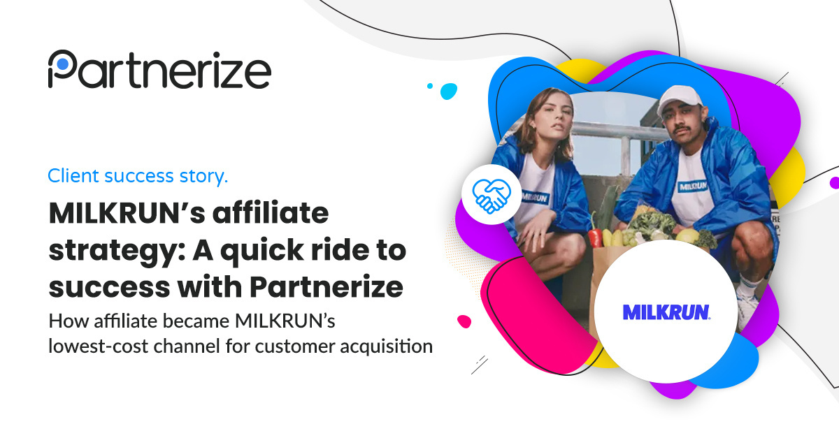MILKRUN's affiliate strategy: A quick ride to success with Partnerize