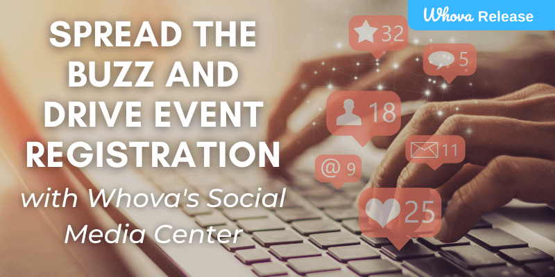Spread the Buzz and Drive Event Registration with Whova's Social Media Center