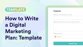 Digital Marketing Plan Templates: How To Write & Examples