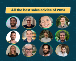 The best sales advice we received in 2023