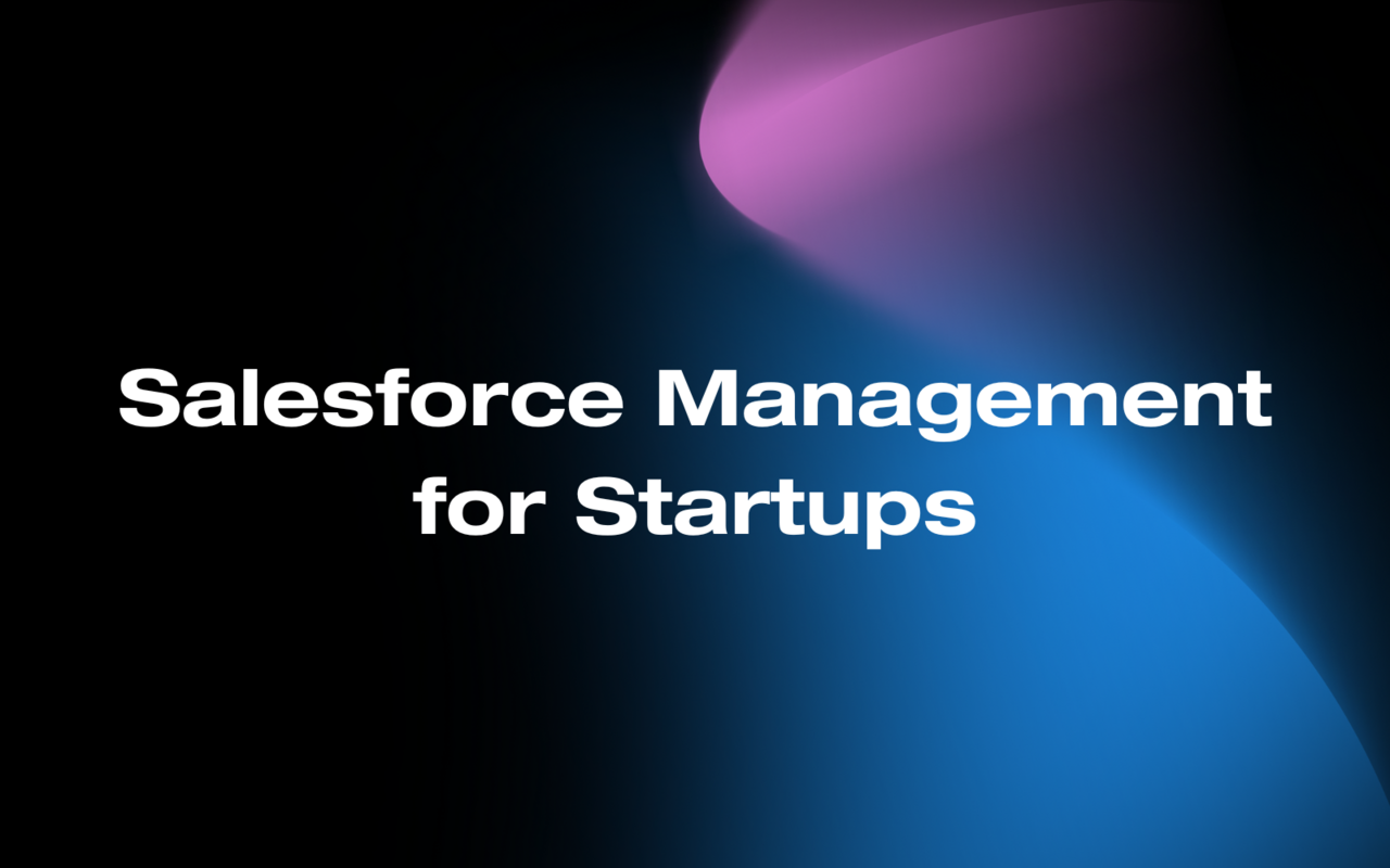 Salesforce Management for Startups: When and How to Start?