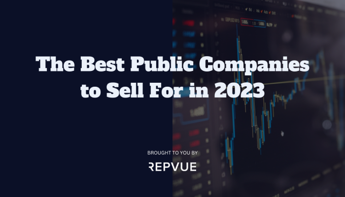 The 10 Best Public Companies to Sell For in 2023